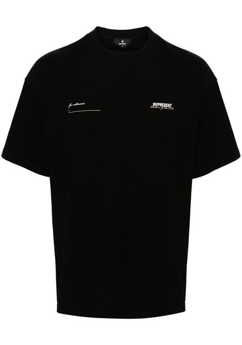 T-shirt Patron of The Club in nero Represent - uomo