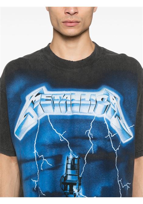 T-shirt The Lightning x Metallica Ride in grigio Represent - uomo REPRESENT | MLM4356020