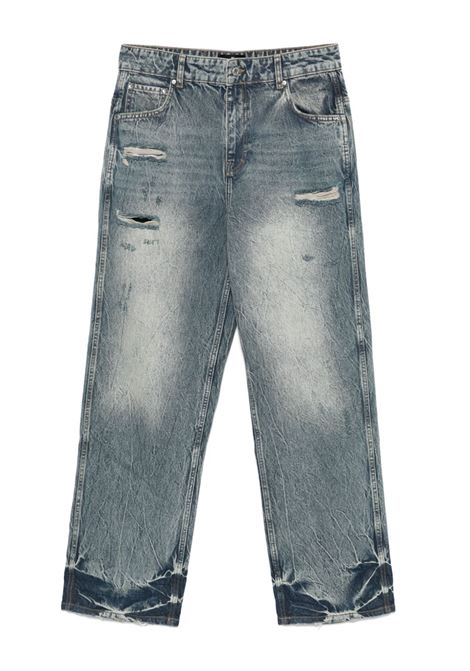 Jeans distressed baggy in blu Represent - uomo REPRESENT | MLM61486061