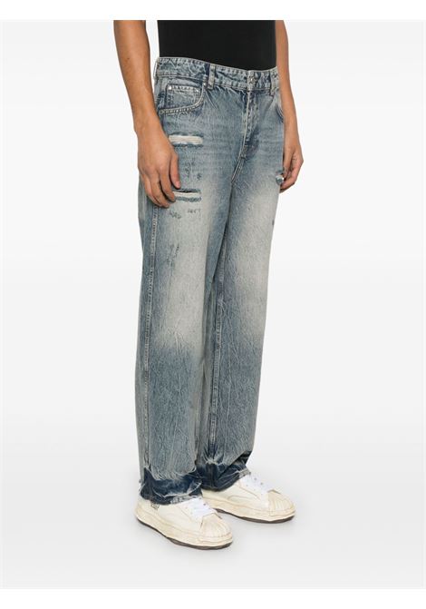 Jeans distressed baggy in blu Represent - uomo REPRESENT | MLM61486061