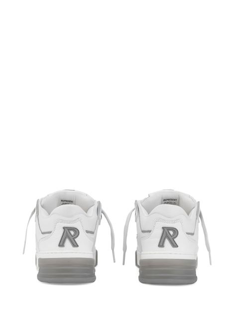 White and grey studio sneakers Represent - men REPRESENT | MLM9754119