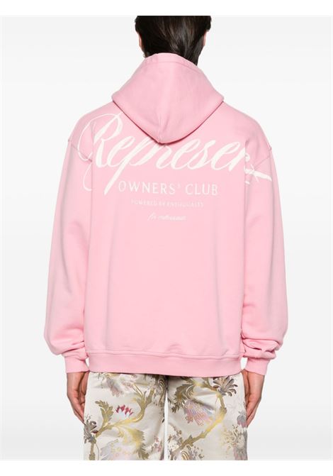 タイムセール 探し方 Light pink Owner's Club hooded sweatshirt Represent - men トップス