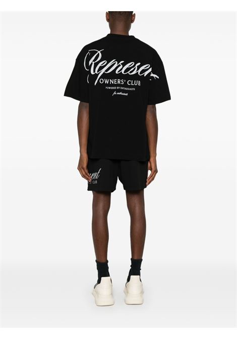 T-shirt Owners Club Script in nero Represent - uomo REPRESENT | OCM41201001