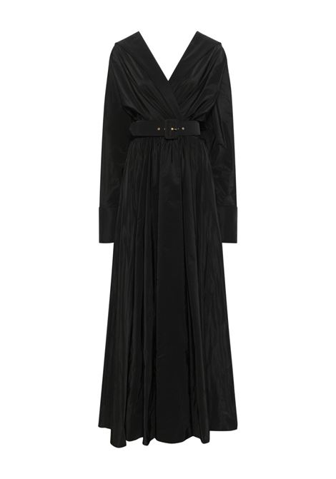 Abito lungo Carrie in nero Rhea Costa - donna RHEA COSTA | Abiti | 23229DBLK