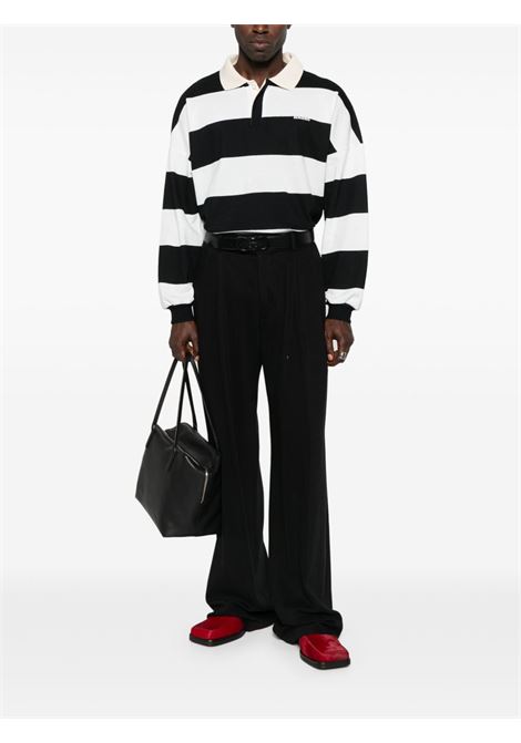 White and black striped polo shirt Rhude - men RHUDE | RHSS25PO030120443