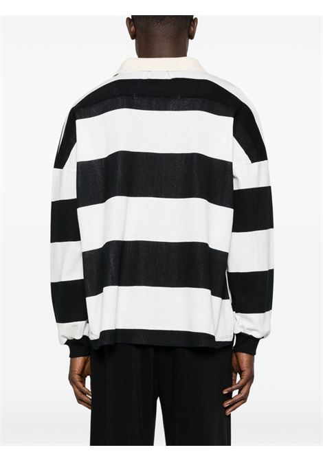 White and black striped polo shirt Rhude - men RHUDE | RHSS25PO030120443