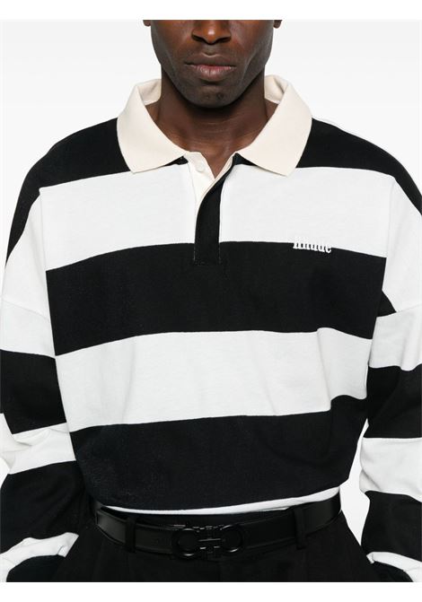 White and black striped polo shirt Rhude - men RHUDE | RHSS25PO030120443