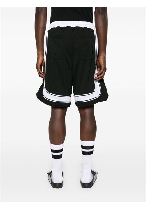 Black drawstring track shorts Rhude - men RHUDE | RHSS25SH050163028