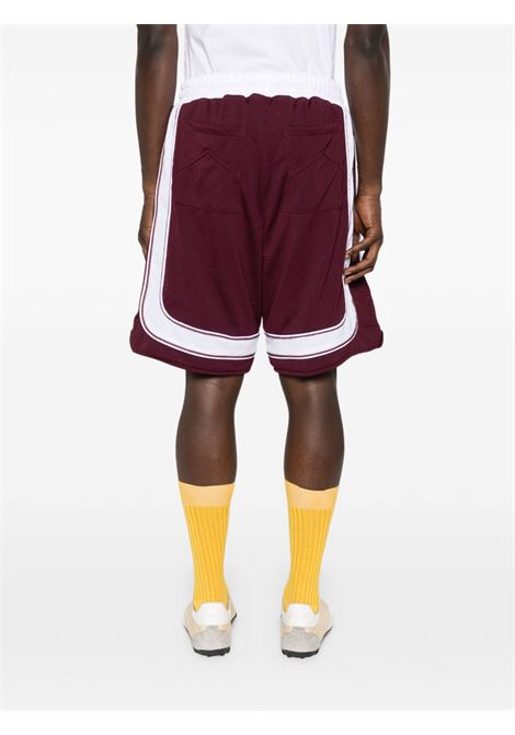 Burgundy drawstring- detail shorts Rhude - men RHUDE | RHSS25SH050163086