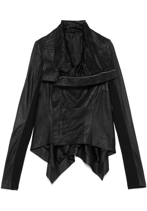 Black Naska biker jacket Rick owens - women RICK OWENS | Outerwear | RP01E7749LTP09