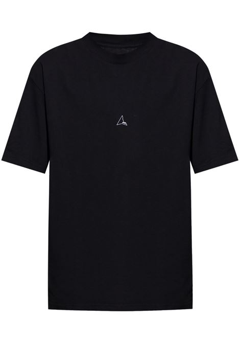 T-shirt con logo in nero Roa - uomo