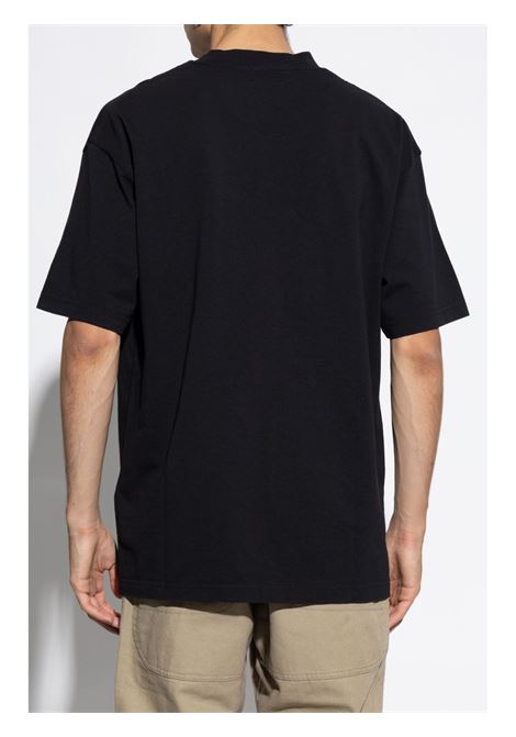 Black logo-detail t-shirt Roa - men ROA | RBMW0254JY22BLK0001