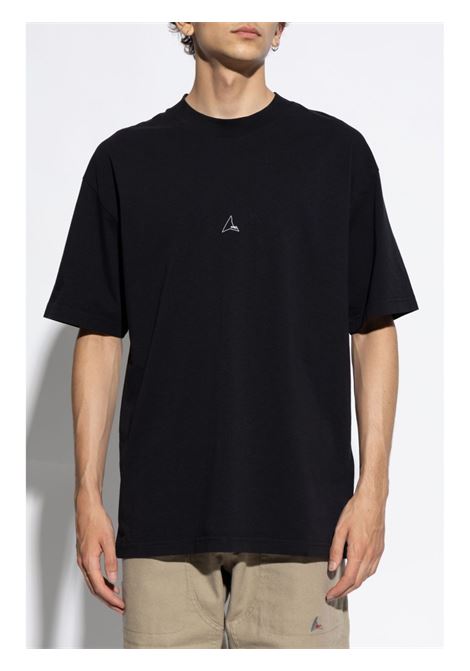 Black logo-detail t-shirt Roa - men ROA | RBMW0254JY22BLK0001