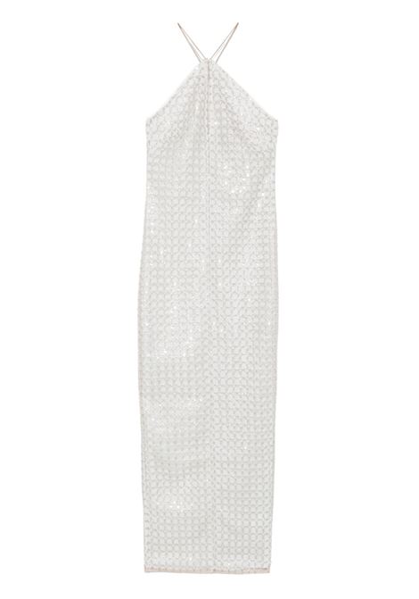 White beaded maxi dress Rotate - women