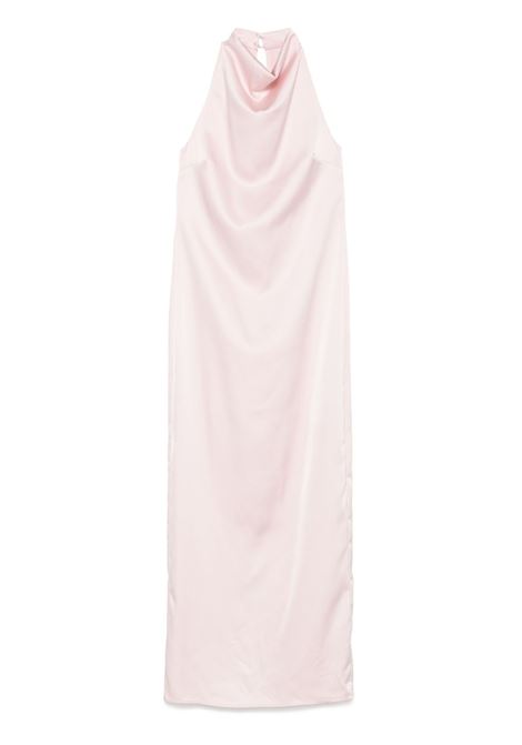 Light pink satin halterneck dress Rotate - women