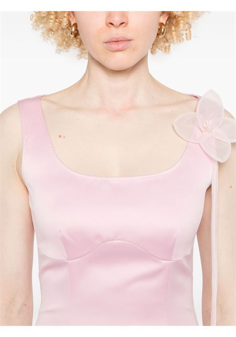Abito corto con applicazione in rosa Rotate - donna ROTATE | 11449210111011