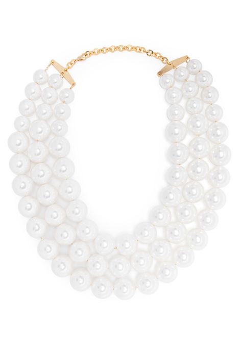 Collana con perle in bianco Rowen Rose - donna ROWEN ROSE | Collane | RRA070217WHTGLD