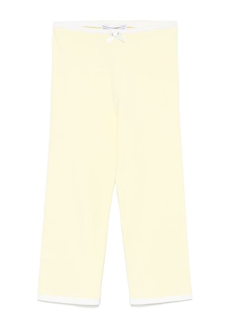 Pantaloni capri in jersey in giallo Rowen Rose - donna ROWEN ROSE | Pantaloni | RRJ118YLLW