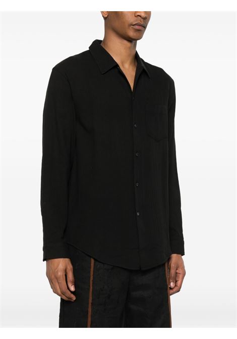 Camicia Leo in nero Sefr - uomo SEFR | FW23LEOLGHTBLK