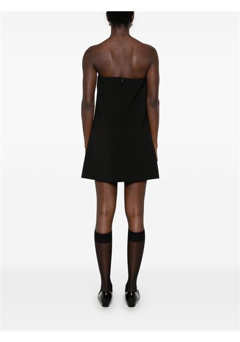 Abito mini con fiocco in nero Self-portrait - donna SELF-PORTRAIT | RS25121SB