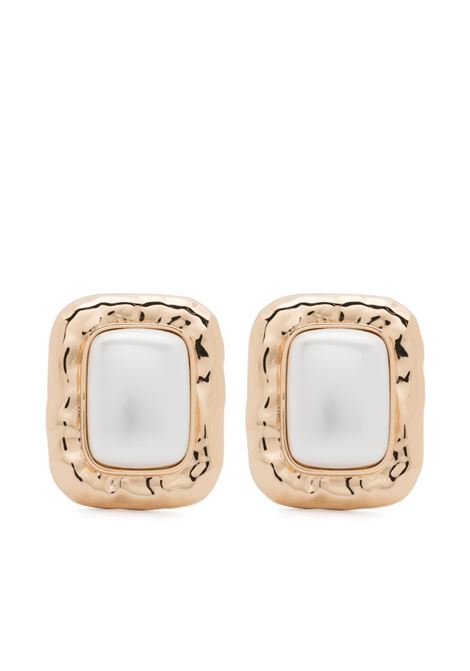 Orecchini con perle color oro Self-portrait - donna SELF-PORTRAIT | RS25600EAGD