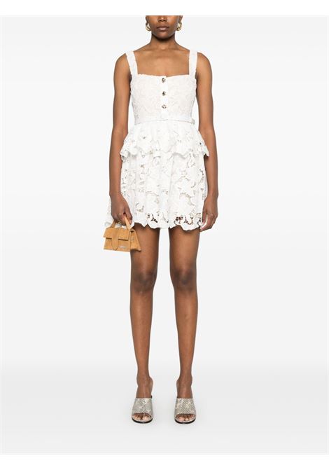 Abito corto in bianco Self-portrait - donna SELF-PORTRAIT | SS25113SC