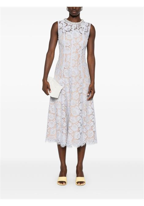 Abito midi in pizzo azzurro Self-Portrait - donna SELF-PORTRAIT | SS25158MBL