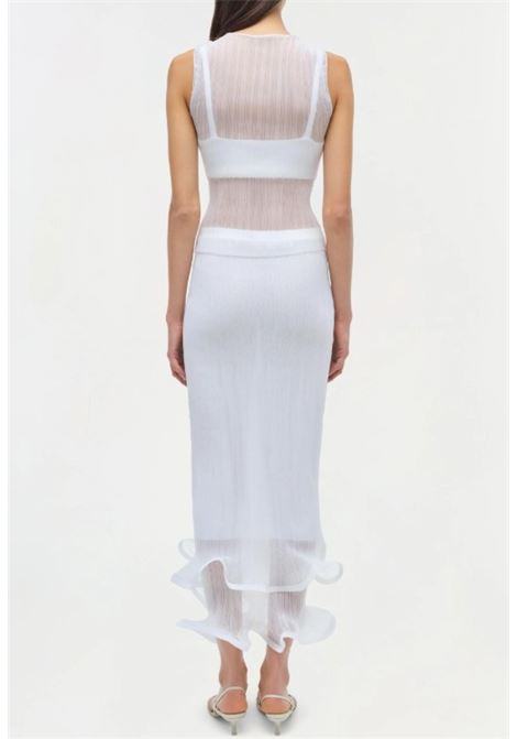 Gonna midi in maglia kelso in bianco Simkhai - donna SIMKHAI | 2243016KWHT