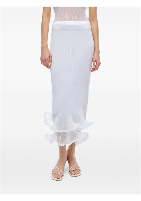 Gonna midi in maglia kelso in bianco Simkhai - donna SIMKHAI | 2243016KWHT
