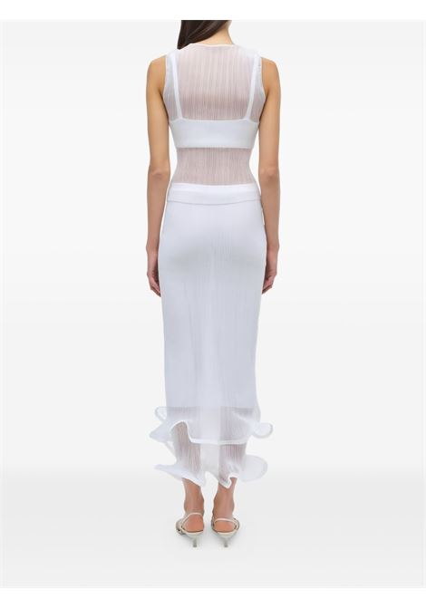 Gonna midi in maglia kelso in bianco Simkhai - donna SIMKHAI | 2243016KWHT
