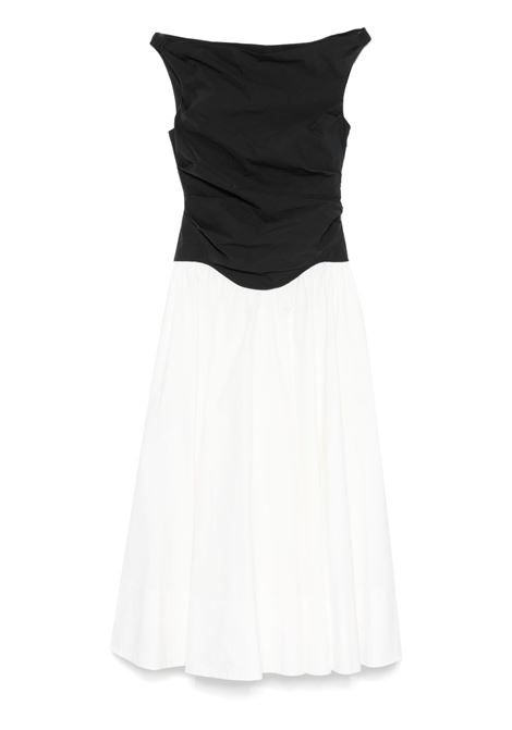 White and black Cersei midi dress 'S MaxMara - women
