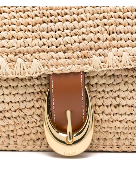 Borsa a spalla harlow rafia in beige Staud - donna STAUD | H25R6003RBNTTN