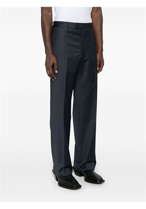 Pantaloni effetto mélange in blu navy Sunflower - uomo SUNFLOWER | 4170TROUSER200