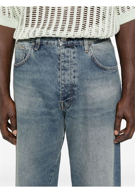 Jeans a gamba ampia in blu Sunflower - uomo SUNFLOWER | 5105702