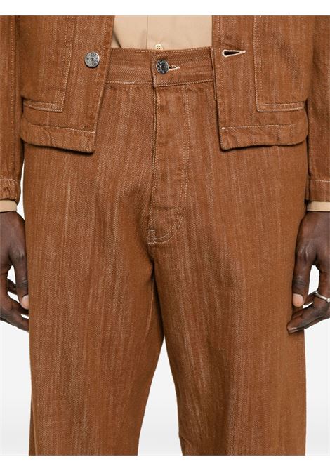Jeans Wide Twist in marrone Sunflower - uomo SUNFLOWER | 5121JEANS164
