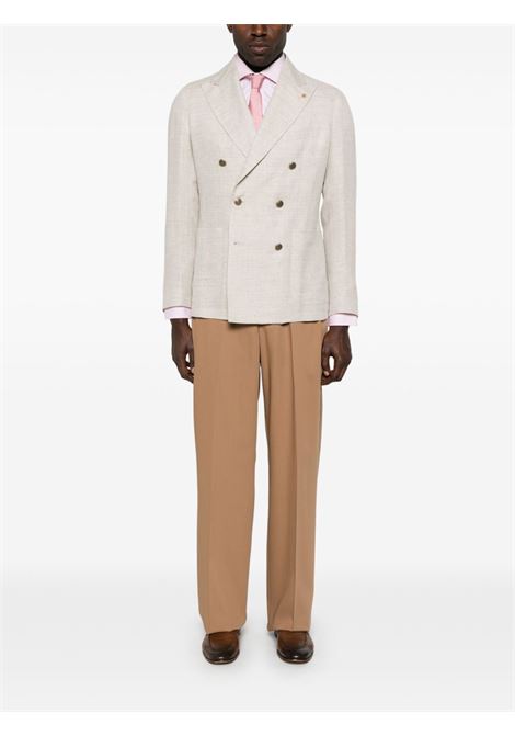 Blazer doppiopetto in beige chiaro Tagliatore - uomo TAGLIATORE | 1SMC20K520090A3213