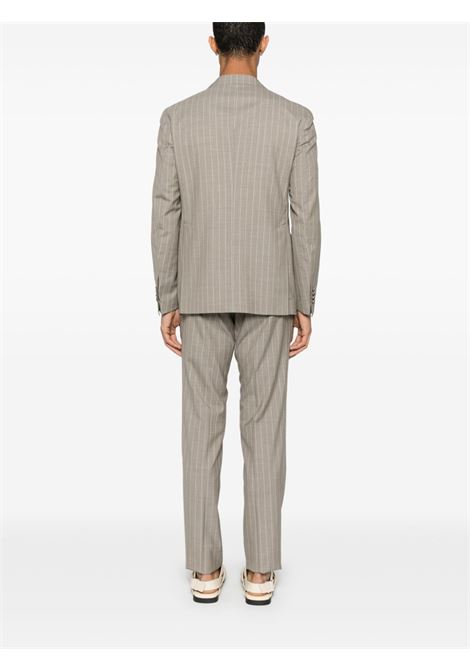 Completo in lana vergine in grigio gessato Tagliatore - uomo TAGLIATORE | 2SVS20B11070105T3071