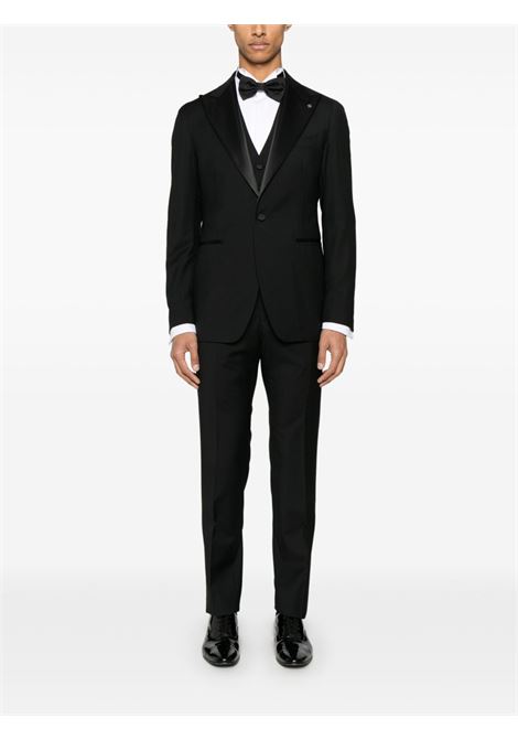 Completo in lana vergine in nero Tagliatore - uomo TAGLIATORE | EFVK15ANK060004N5082