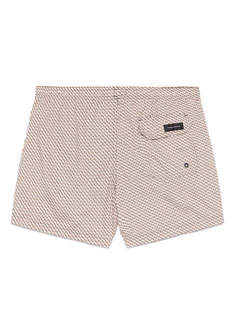 Costume da bagno con stampa multicolore Tagliatore - uomo TAGLIATORE | HONOLULUPENTE2503TAUPE