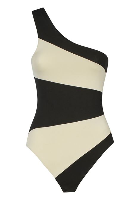 Black and beige Maestrale swimsuit Taller Marmo - women TALLER MARMO | Swimwear | TMPS2565103