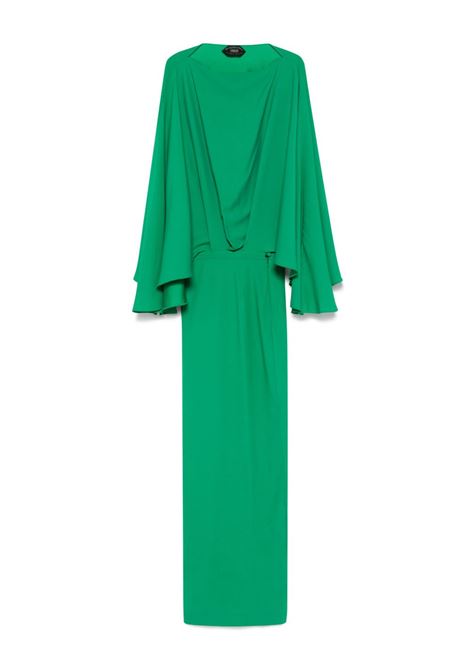 Emerald green Eolia maxi dress Taller marmo  - women TALLER MARMO | Dresses | TMRA2503501