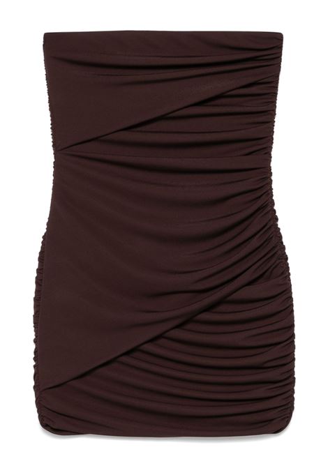 Brown Winnie mini dress The Andamane - women THE ANDAMANE | Dresses | TM170139ATJP073DRKBRWN
