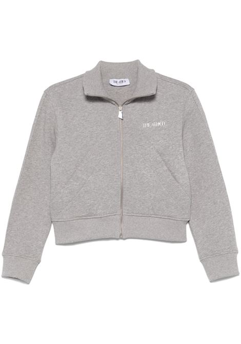 Felpa con zip in grigio The Attico - donna THE ATTICO | Felpe | 250WCF00022JJF003AA183