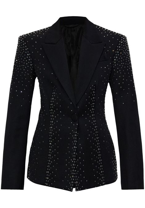 Giacca con cristalli in nero The attico - donna THE ATTICO | Giacche | 250WCG00061WWW046TS100