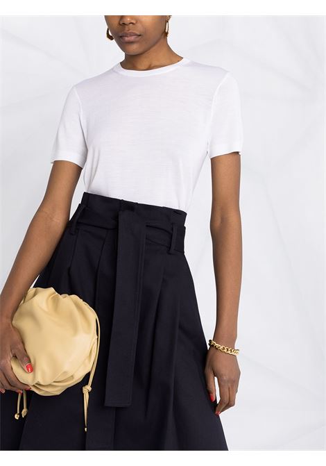 White fine-knit t-shirt THEORY - women THEORY | I1211701CX1