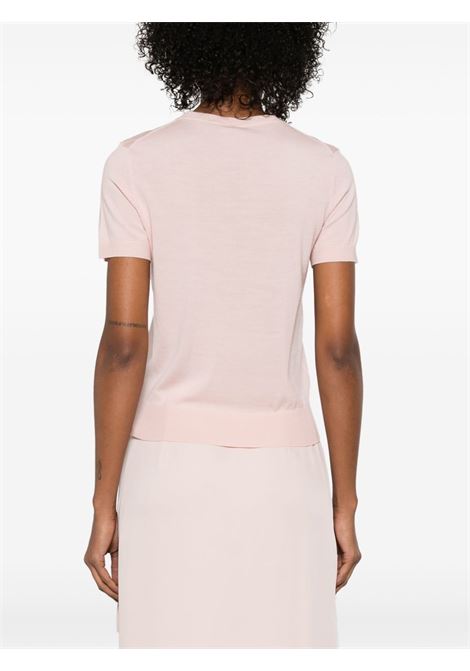 Pink  fine-knit t-shirt THEORY - women THEORY | I1211701Q2D