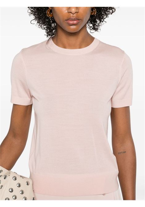 Pink  fine-knit t-shirt THEORY - women THEORY | I1211701Q2D