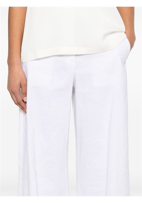 White crinkled trousers Theory - women THEORY | O0203211100