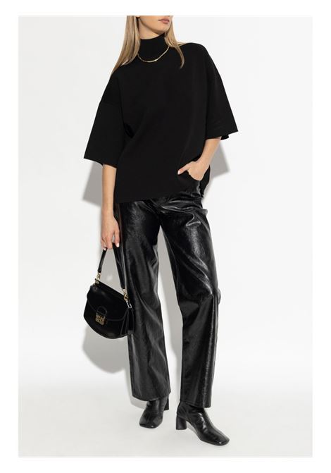 Black high-neck T-shirt Theory - women THEORY | O1116707001