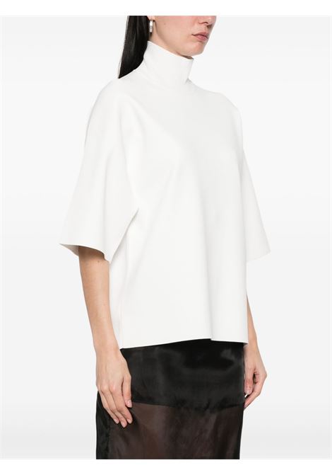 T-shirt a collo alto in bianco Theory - donna THEORY | O1116707100